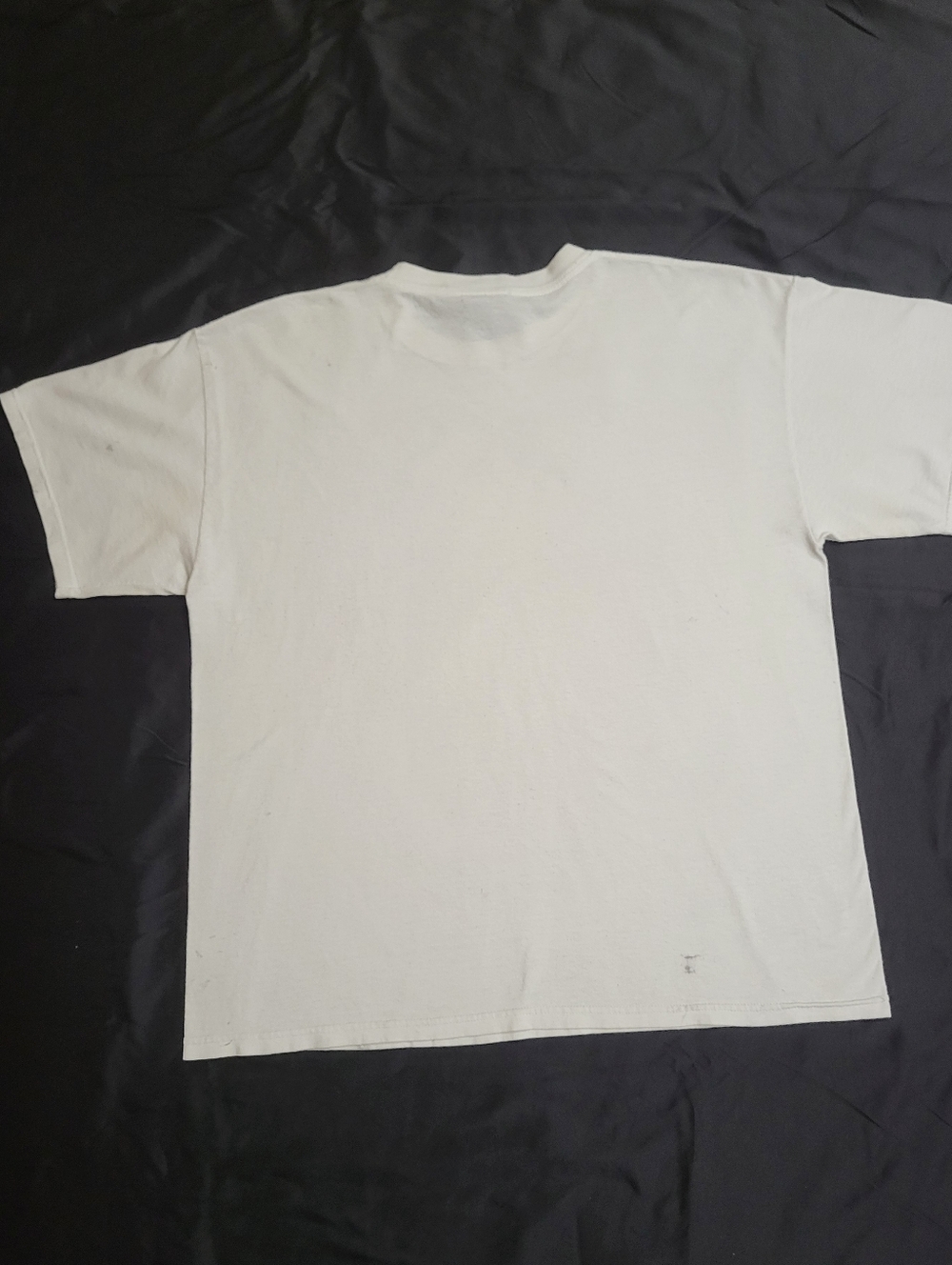 Vintage Bob Marley Cannabis Leaf White/Green T-Shirt Me Size 1X - Picture 3 of 11